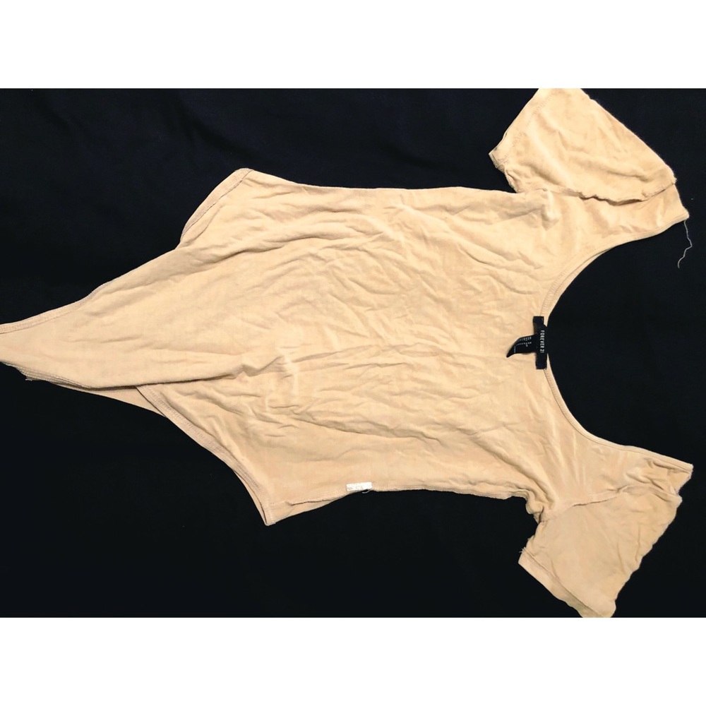cream colored one piece